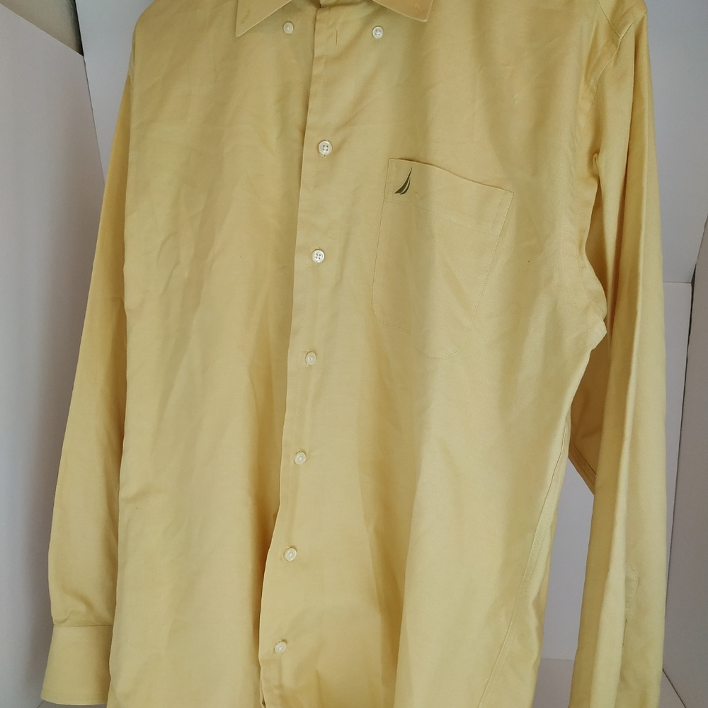 Nautica Men Shirt Sailboat Logo M